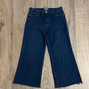 Women's KUT from the Kloth Meg Fab Ab Wide-Leg Blue Jeans Size 8